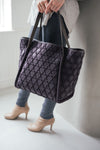 BEST SELLERS No.1 ｜TOTE  KAGOME LARGE PATTERN EMBOSS BONDING  (L)【031736】