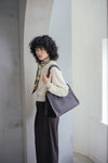 【SALE30％OFF】｜ROUND TOTE KAGOME EMBOSS BONDING【031816】