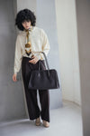 【SALE30％OFF】｜ROUND TOTE KAGOME EMBOSS BONDING【031816】