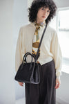 26AW新作【撥水加工】ROUND 2WAY TOTE KAGOME EMBOSS BONDING【031849】