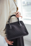 26AW新作【撥水加工】ROUND 2WAY TOTE KAGOME EMBOSS BONDING【031849】