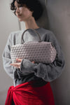 BEST SELLERS No.1 ｜MINI BOSTON  BAG  KAGOME EMBOSS BONDING  【031687】