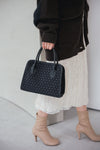 26AW新作【撥水加工】ROUND 2WAY TOTE KAGOME EMBOSS BONDING【031849】