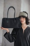 ROUND TOTE KAGOME EMBOSS BONDING (S)【031841】