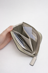 NEW IN｜Kagome Emboss Leather Mini L-Zip Wallet 【031819】